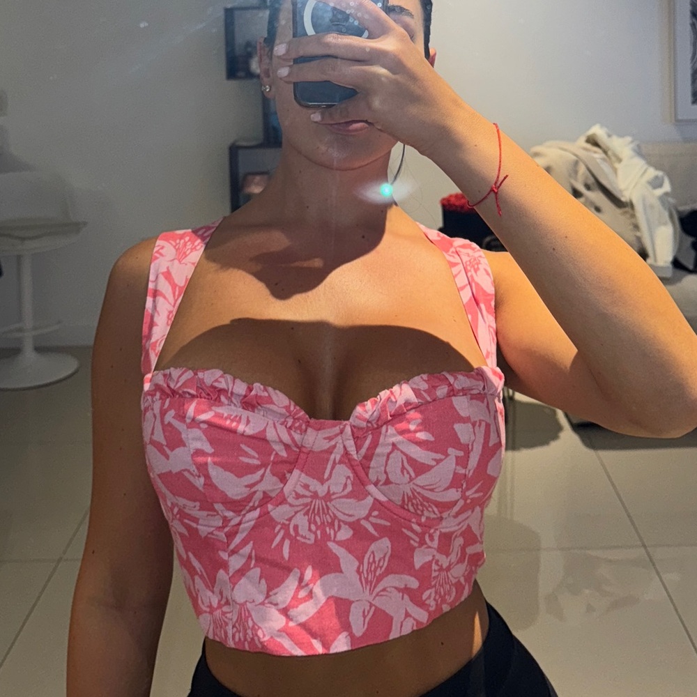 Floral crop top